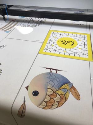 CO2 LASER CUTTING MACHINE For Customzied Sublimation  Door Curtain; Portiere; Curtain; Tent