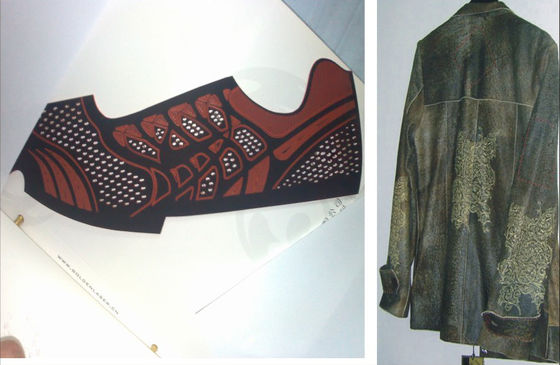 Cloth Textile Galvo Laser Engraver , High Performance Galvo Laser Cutter