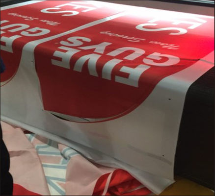 Large Size Fabric Laser Cutting Machine For Advertising Flag Banners National Flag