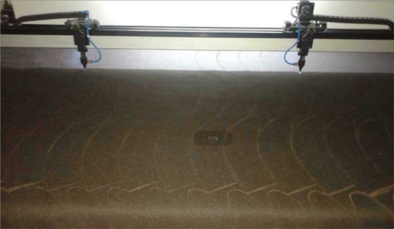 Automatic Laser Cutting Machine  Three Heads High Cutting Speed Easy Operation