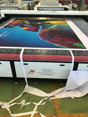 PE Tent Laser Laser Cutting Machine Camera Positioning High Speed Automatic Cutting