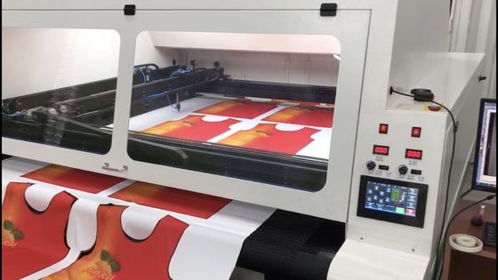 Custom Textile Laser Cutting Machine , High Precision Fabric Laser Cutter