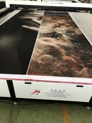 Polyester Fabric Cnc Laser Cutting Machine , High Speed Vision Laser Cutting Machine