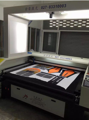 Fabric Vision Laser Cutting Machine 130W Industrial Camera Laser Cutter
