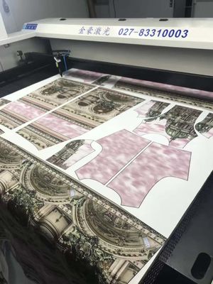 JHX-180150S CO2 Vision Camera Laser Machine For Cycling Jerseys Sportswear