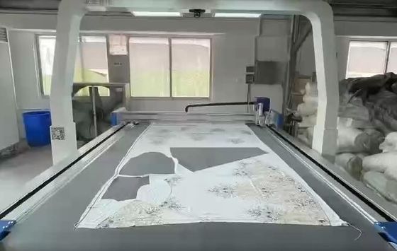 Automatic Knife Cutting Machine Fabric Leather Laser Cutting Machine Vision Camera